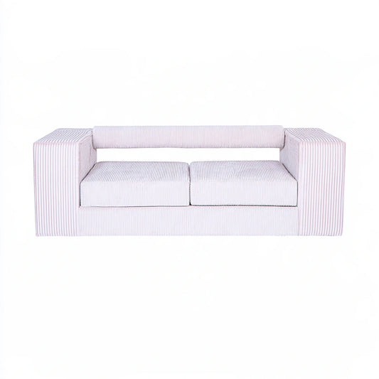 Gestoffeerde bank, kleur beige