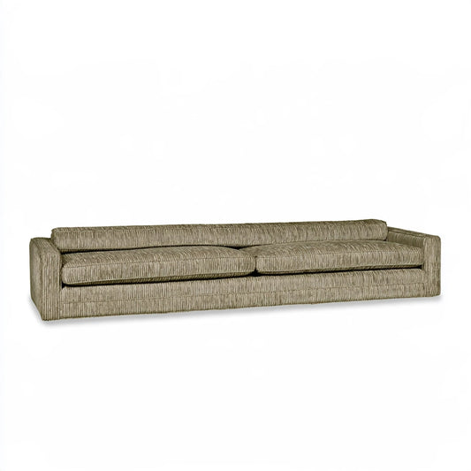 Gestoffeerde bank, kleur beige